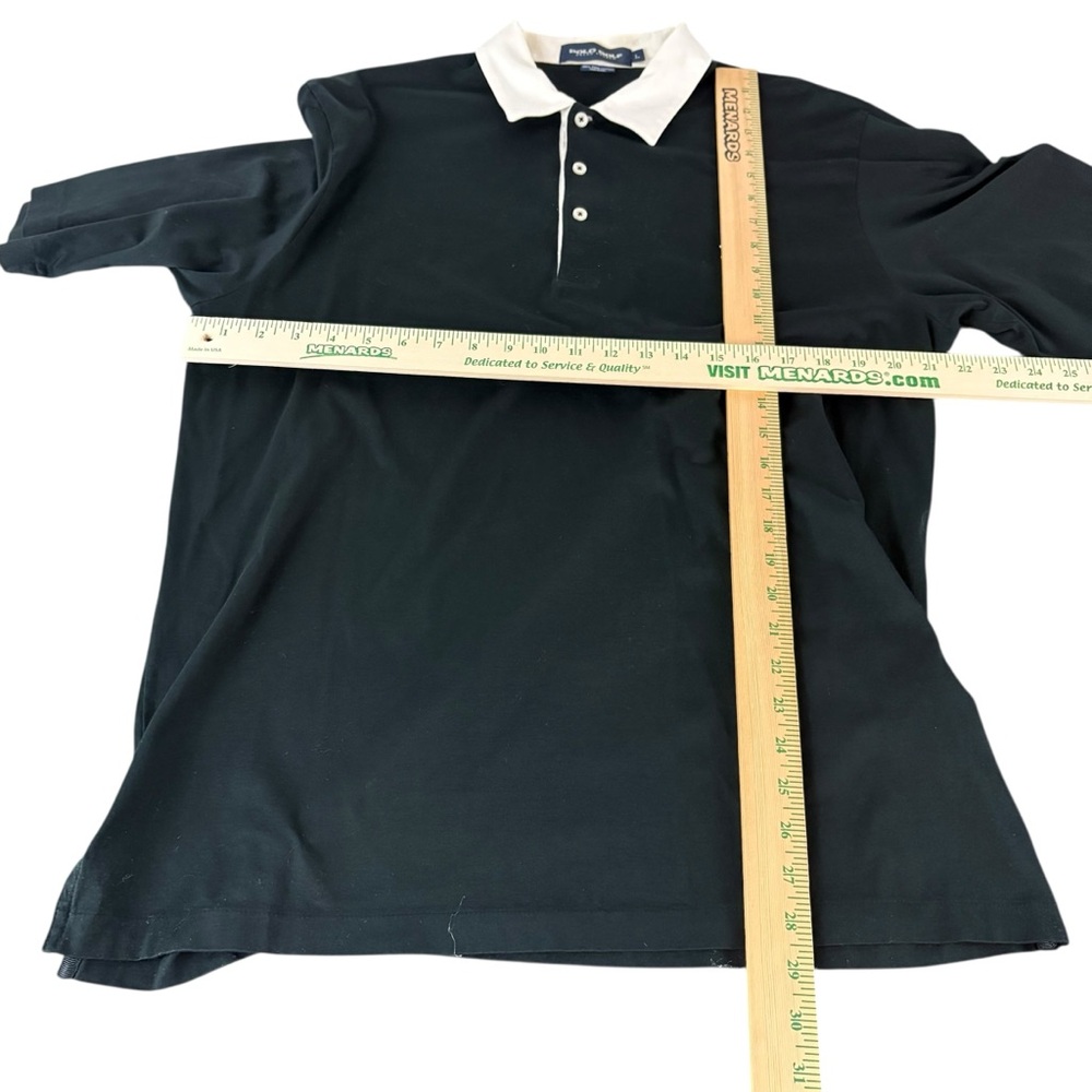 Polo Golf Ralph Lauren Men’s L Pima Cotton Stretch Polo Black PonyLogo (960 - Picture 3 of 5